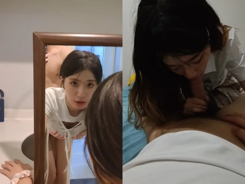 Chị thiên thần doggy dâm đãng trước gương siêu sướng